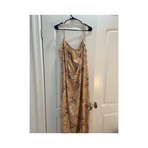 NWOT SHEIN slip dress with slit 3x